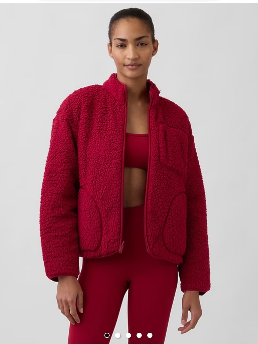 GAPFIT Reversible Women's Sherpa Zip Jacket size‎ large